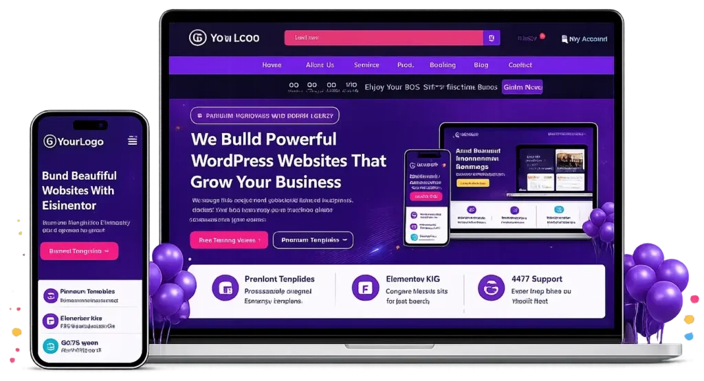 wordpress web design in south africa laptop and phones